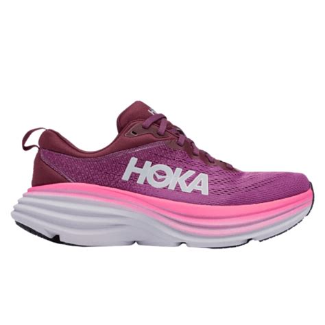 Hoka One One Womens Bondi 8 Running Shoes Purple Bmc Sports