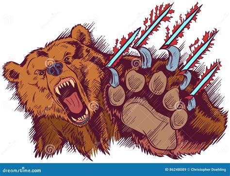 Bear Claws Clipart