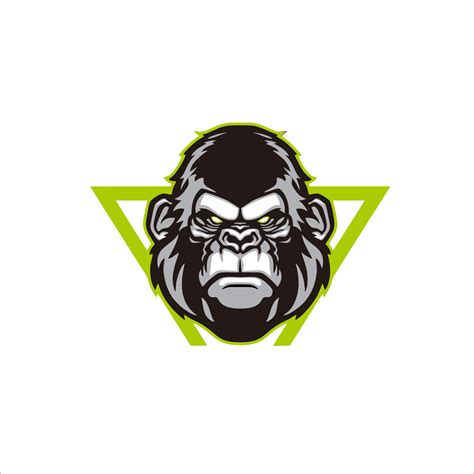 Print Gorilla Logo Design For Your Brand And Identity 8209515 Vector