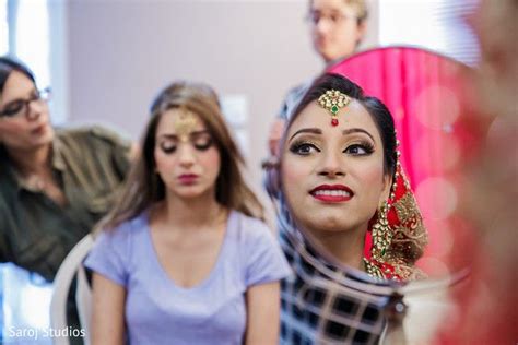 Wonderful Maharanis Reflection On A Mirror Capture Wedding Portrait