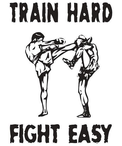 Train Hard Fight Easy Poster 80s Painting By Moore Lucas Pixels