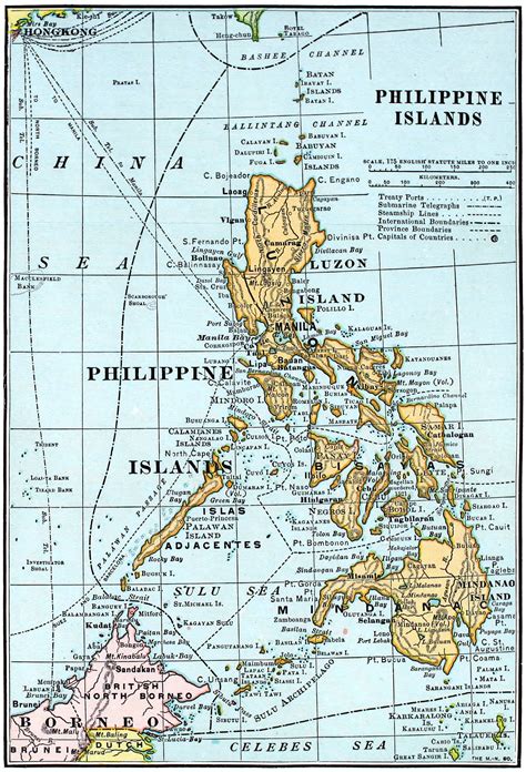 Large Detailed Old Map Of The Philippine Islands 1906 Philippines Vrogue