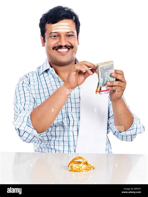 Portrait South Indian Man Holding Hi Res Stock Photography And Images