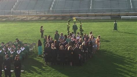 Narrows High School Graduation 2016 Graduates Take The Field Youtube