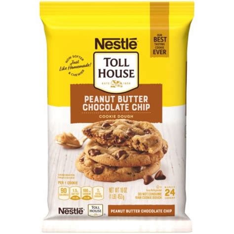 Nestle Toll House Peanut Butter Chocolate Chip Cookie Dough 16 Oz