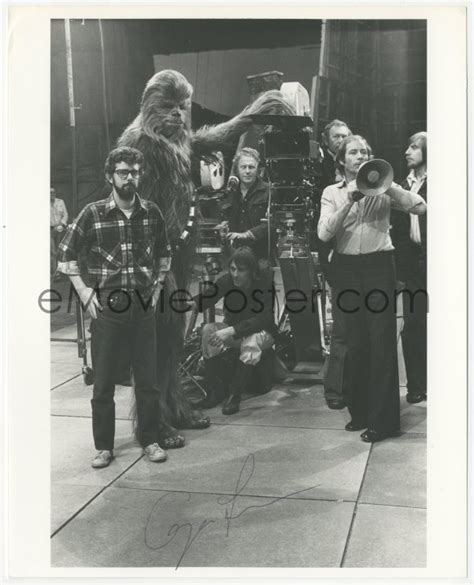 3f1031 George Lucas Signed 8x10 Repro Still 1980s