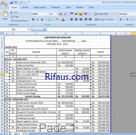 Cara Membuat Laporan Keuangan Otomatis Dengan Microsoft Excel