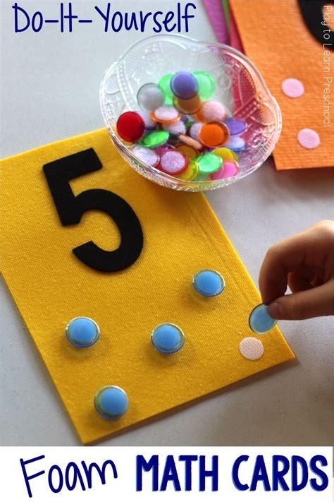 Easy Counting Practice For Preschoolers Using Velcro Cards Easy Math
