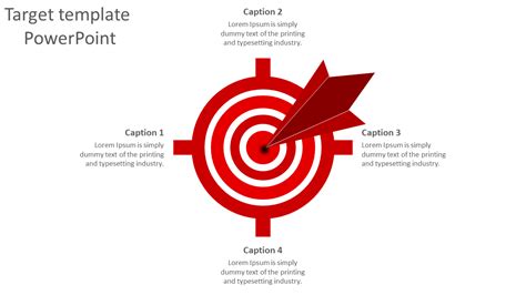 Target Template Powerpoint Slide For Presentation