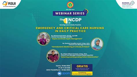 Webinar International Nurses Day Emergency And Critical Care Nursing