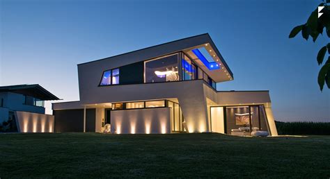 Modernes haus mit pultdach kfw 55. Architektenhaus in Dingolfing bauen - Pultdach modern ...