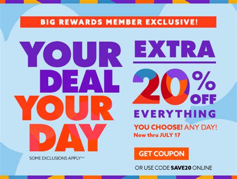 What company owns big lots? Big Lots Rewards Member Appreciation - 20% off Entire Purchase! - FamilySavings