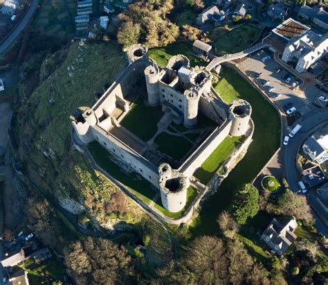 Castle Harlech In Gwynedd Is A Unesco World Heritage Site A