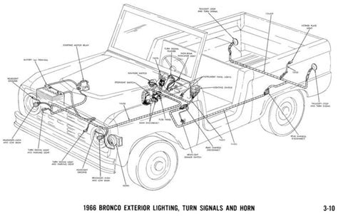 Purchase 1966 Ford Bronco Wiring Diagram Manual On Cd In Corinth