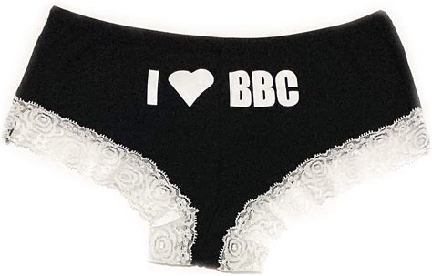 i heart bbc panty cotton and lace love sexy at amazon women s clothing store