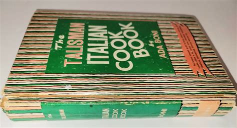 Vtg The Talisman Italian Cookbook 1974 Ada Boni Special Edition Ronzoni Macaroni Ebay