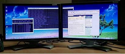 Windows Monitor Dual Screen Double Setup Microsoft