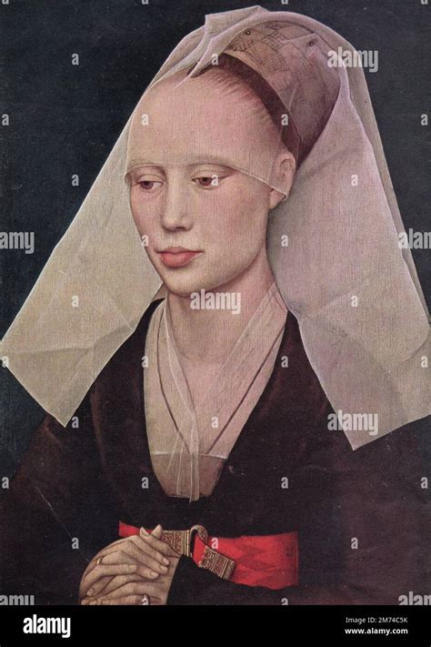 Portrait Of A Lady By Rogier Van Der Weyden C1460 Dutch School