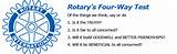 Photos of Rotary Four Way Test