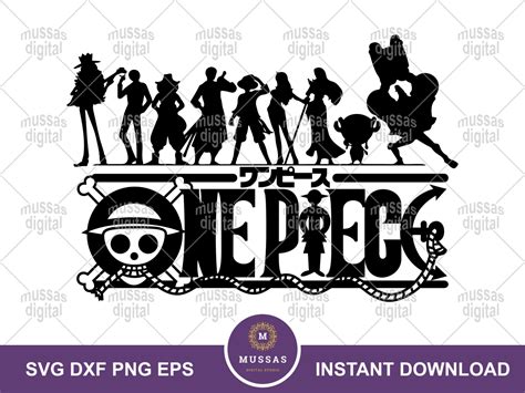 One Piece Logo Silhouette Svg Image Vector Vectorency