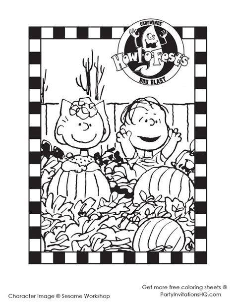 Charlie Brown Halloween Halloween Coloring Pages Snoopy Halloween
