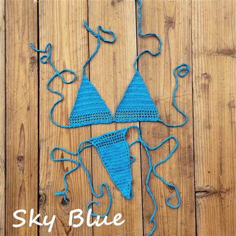 Handmade Crochet Bikini Set Bikini Crochet Sexy Swimwear Crochet Swimsuit For Women Buy Bikini