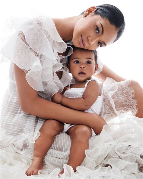Chanel Iman And Daughter In Harpers Bazaar Kazakhstan Mommy Daughter