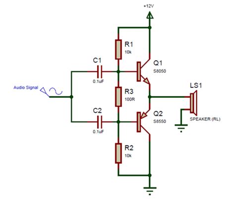 Electricians and engineers draw circuit below is the actual circuit made from the circuit diagram above. S8050 NPN Transistor