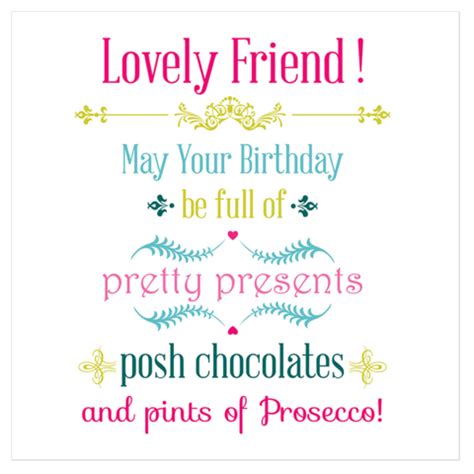 Happy birthday, beautiful friend, from afar. Greeting Cards - tagged "friend" - Juicy Lucy Designs