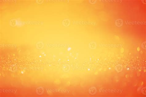 Orange Glitter Background Defocused And Narrow Focal Part Material For