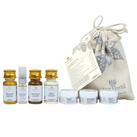 Just Herbs Daily Skincare Essentials Trial Kit For Oily Skin Buy Just Herbs Daily Skincare