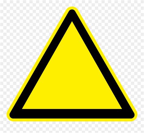 Download Clipart Info Yellow Triangle Road Sign Png Transparent Png