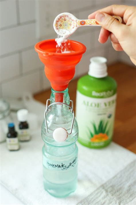 Easy Homemade Mouthwash Live Simply Recipe Homemade Mouthwash