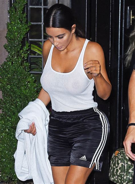 Kim Kardashian Photos Reality Stars Nipples Steal Her Thunder Daily