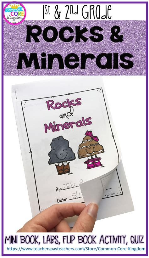 Rocks And Minerals 1st And 2nd Grade Science Worksheets Activities