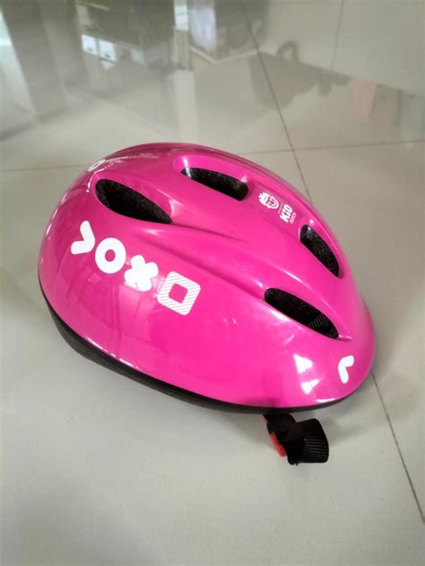 Btwin Pink Kids Helmet Sports Equipment Bicycles And Parts Parts