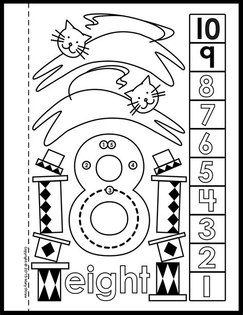 Count the numbers and match; Dot-to-Dot Number Book 1-20 Activity Coloring Pages in ...