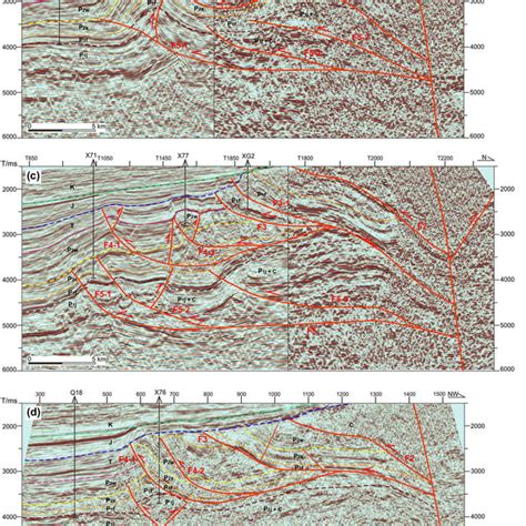 Seismic Profiles Of Typical Structural Styles In The Wuxia Fault Belt