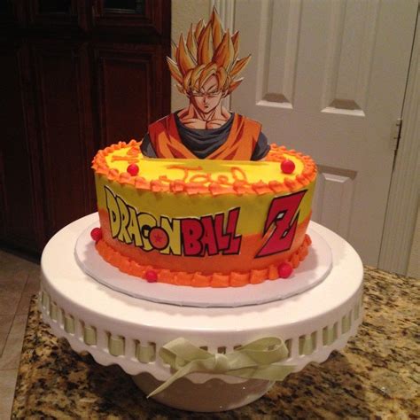 30 Best Photo Of Dragon Ball Z Birthday Cake Happy