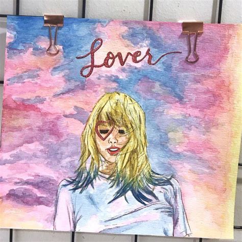 Painted The Lover Album Cover A Week Ago Rtaylorswift