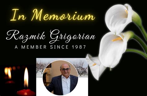 Razmik Grigorian In Memoriam GAOR