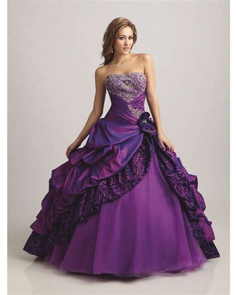 Ok Not The Dress But I Like The Color Purple Wedding Dress Royal