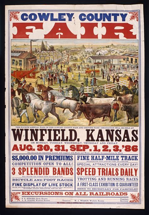 Cowley County Fair Winfield Kansas Kansas Memory Kansas