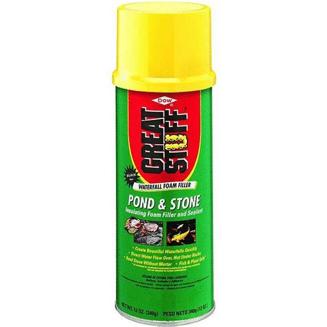 Dow 283064 Pond And Stone Foam Sealant 12 Oz Black At Sutherlands