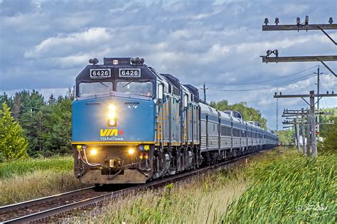 Railpicturesca Craig Walker Photo Via Rail Canada Train 2 The