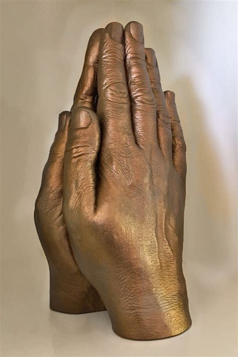 Praying Hands Statue Babyprints