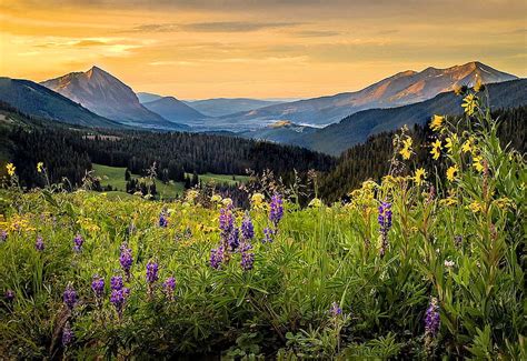1920x1080px 1080p Free Download Sunset Over Crested Butte Colorado