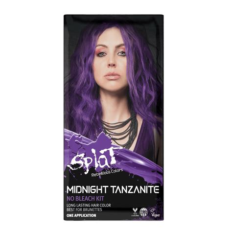 Splat Midnight Tanzanite Hair Dye Semi Permanent Purple Hair Color
