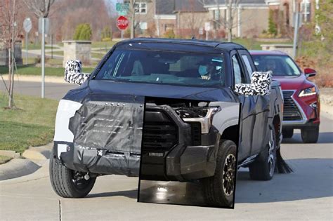 2022 Toyota Tundra Spotted Testing Heavily Camouflaged 21truck New