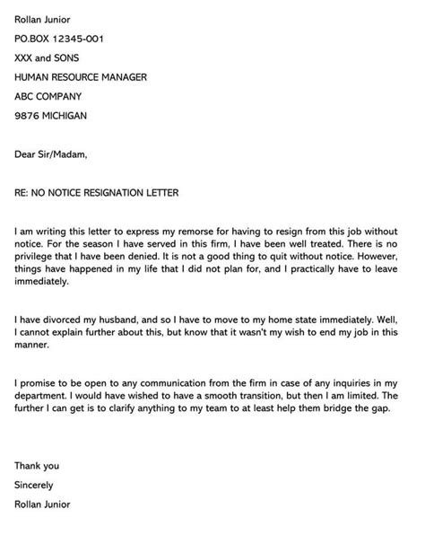 Notice Letter Collection Letter Templates